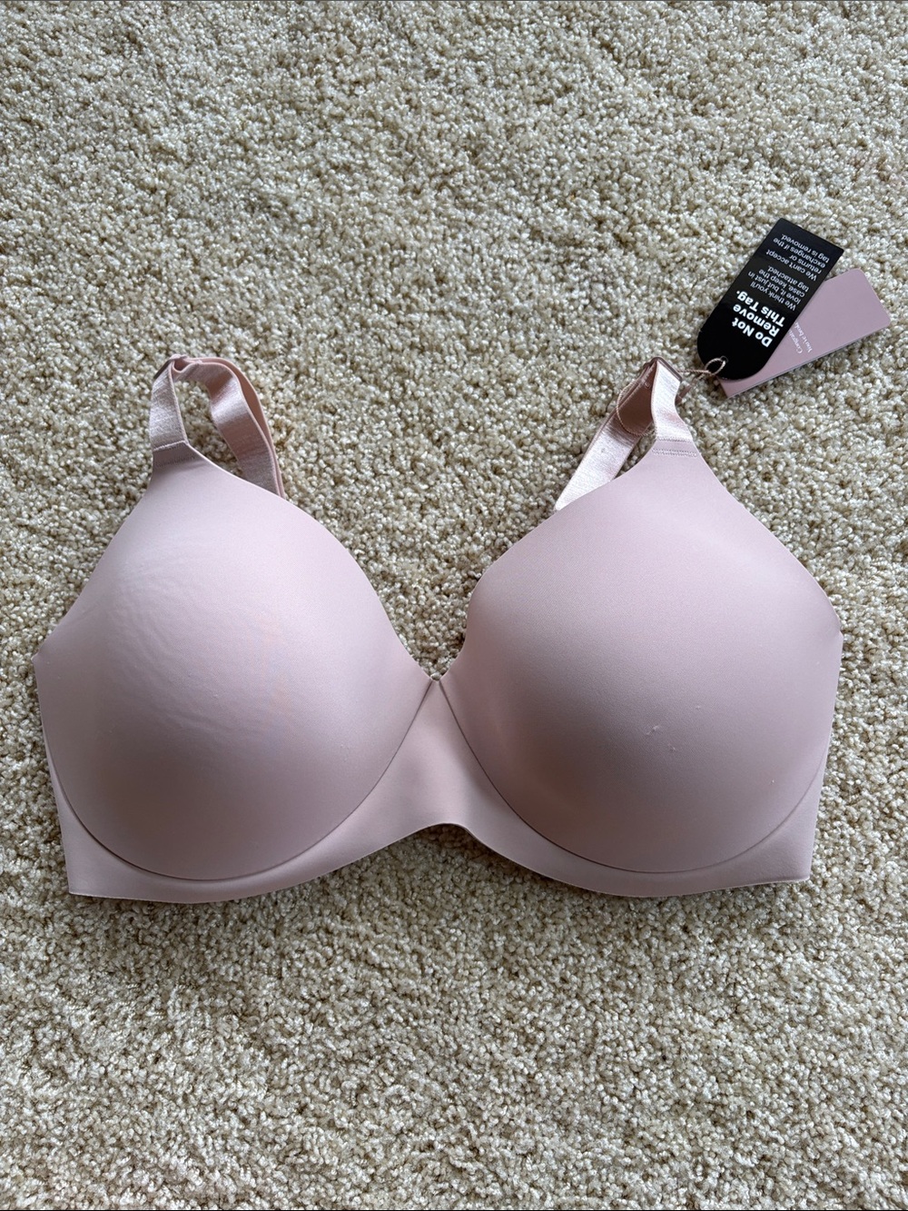 EBY Seamless 3D Precision Bra NEW Size MDD in Rose Dust